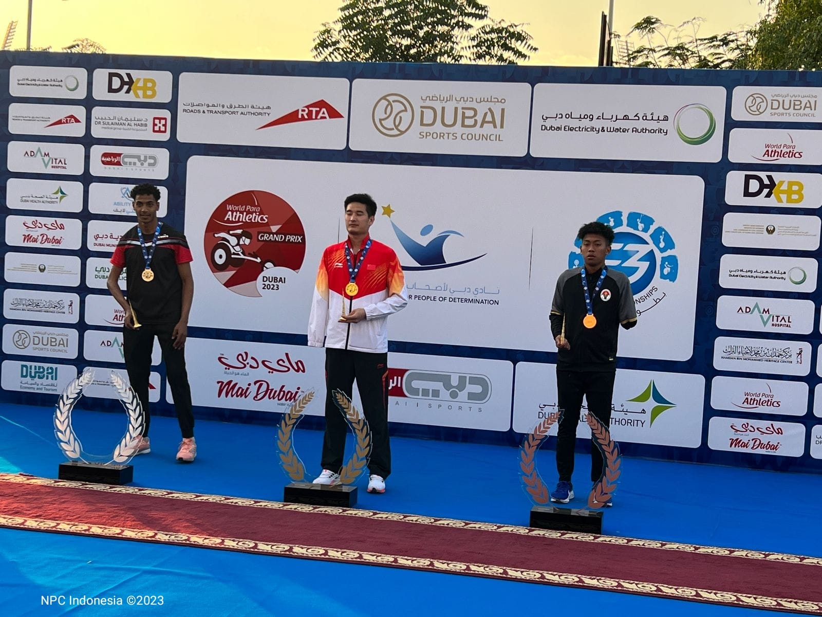 Tim Para-Atletik Indonesia Sukses Raih Lima Emas di Ajang Grand Prix Para-Atletik Dunia Dubai