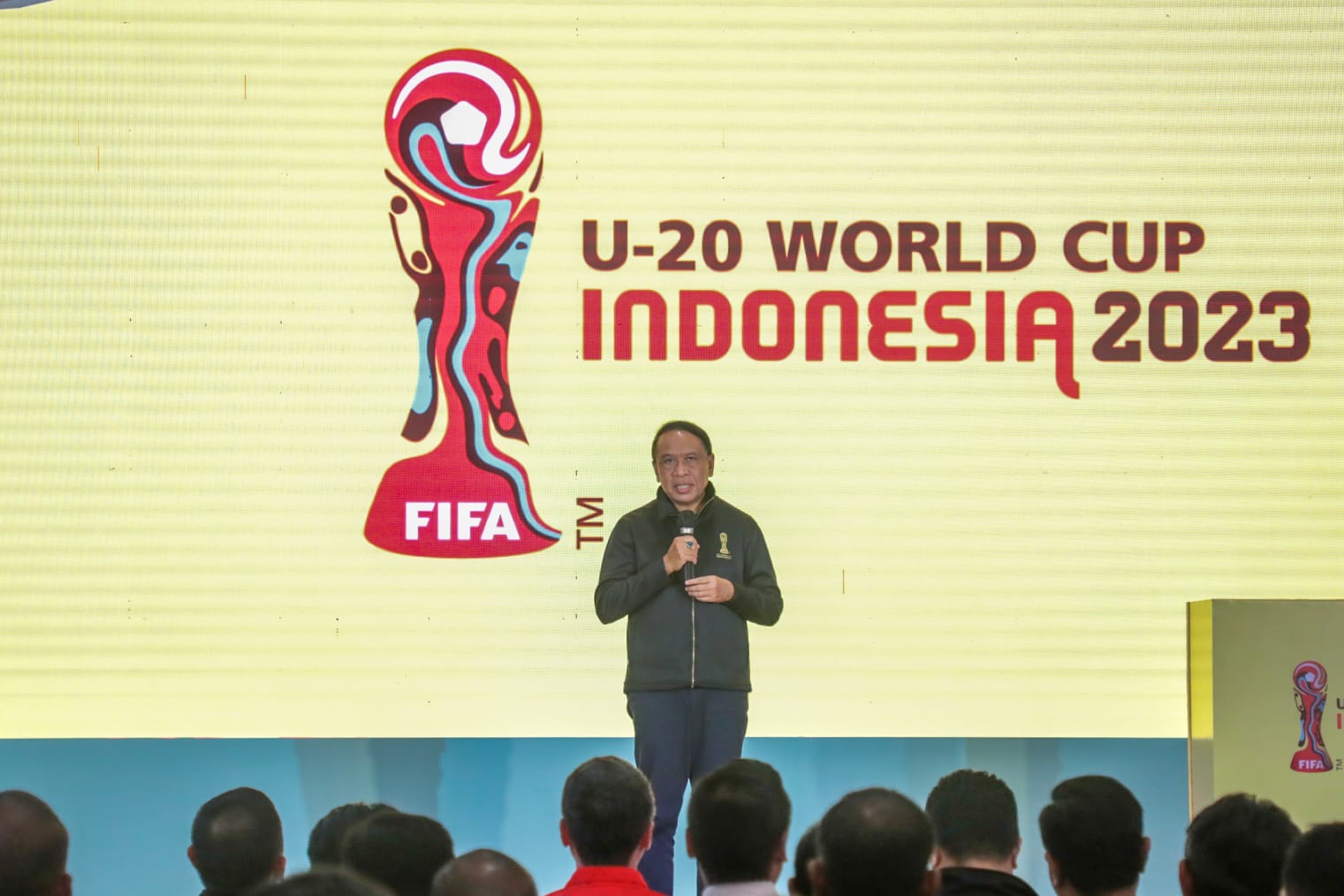 Menpora Amali Apresiasi Juaraga Resmi Launching Produk Berlisensi Resmi FIFA U-20 World Cup 2023