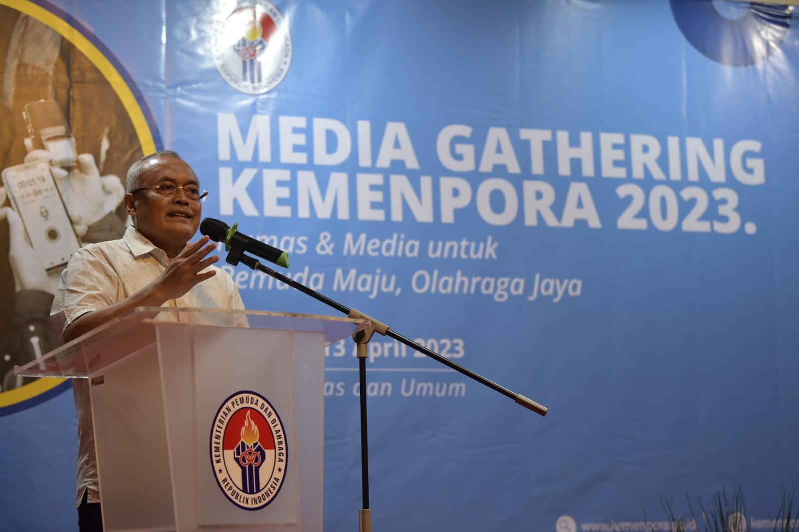 Pada Media Gathering 2023,  Sesmenpora Sebut Kemenpora Akan Jadi Rumah Anak Muda Berkreasi dan Berkesenian