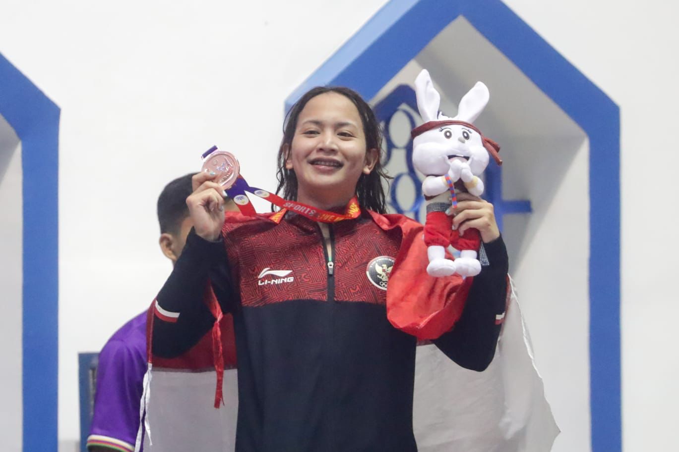 Angel Gabriel Yus Sumbang Medali Perunggu dari Nomor Baru 100 Meter Gaya Punggung