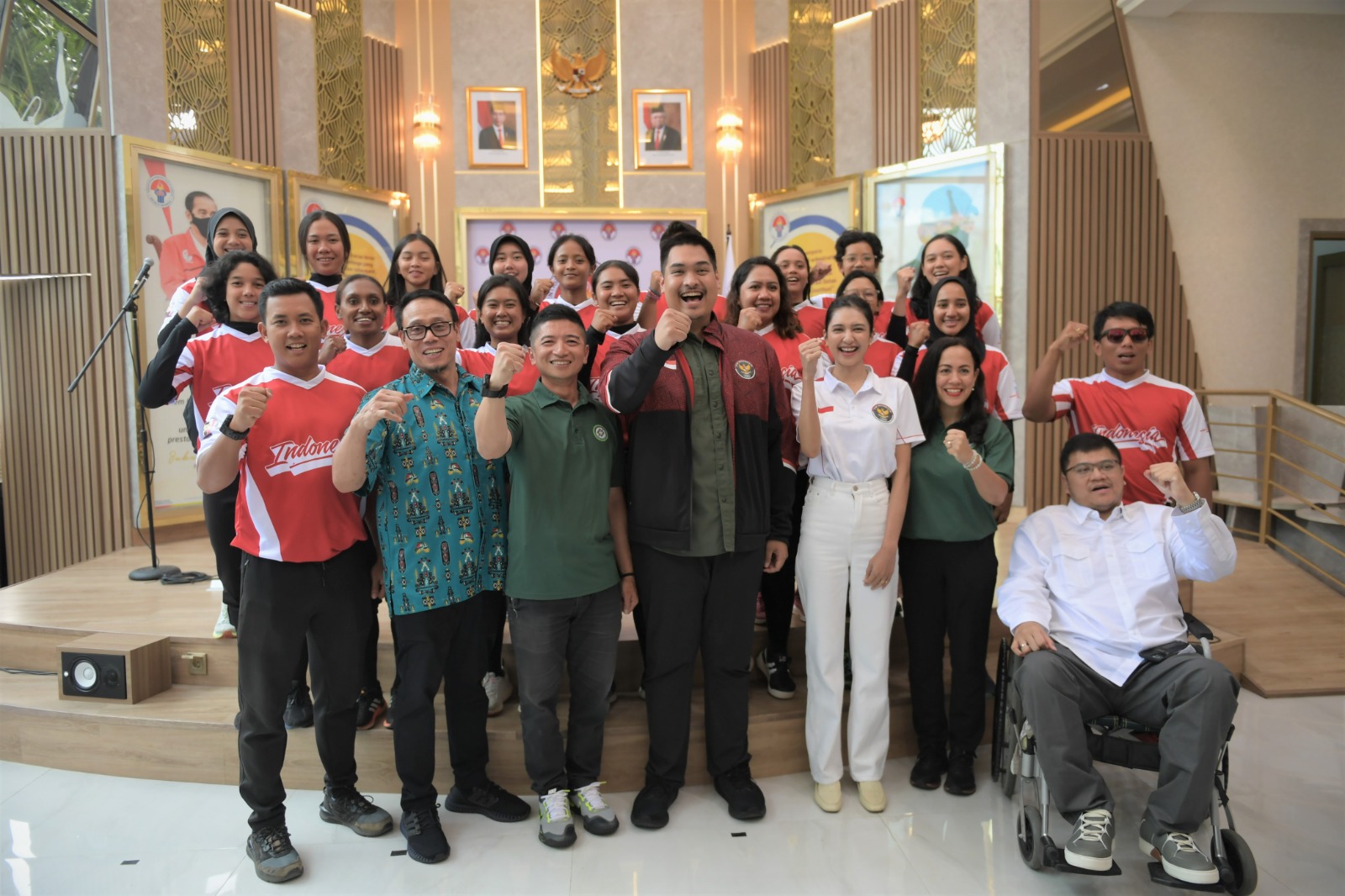 Menpora Dito Lepas Timnas Baseball Putri Indonesia ke Kejuaraan BFA Women's Baseball Asian Cup 2023