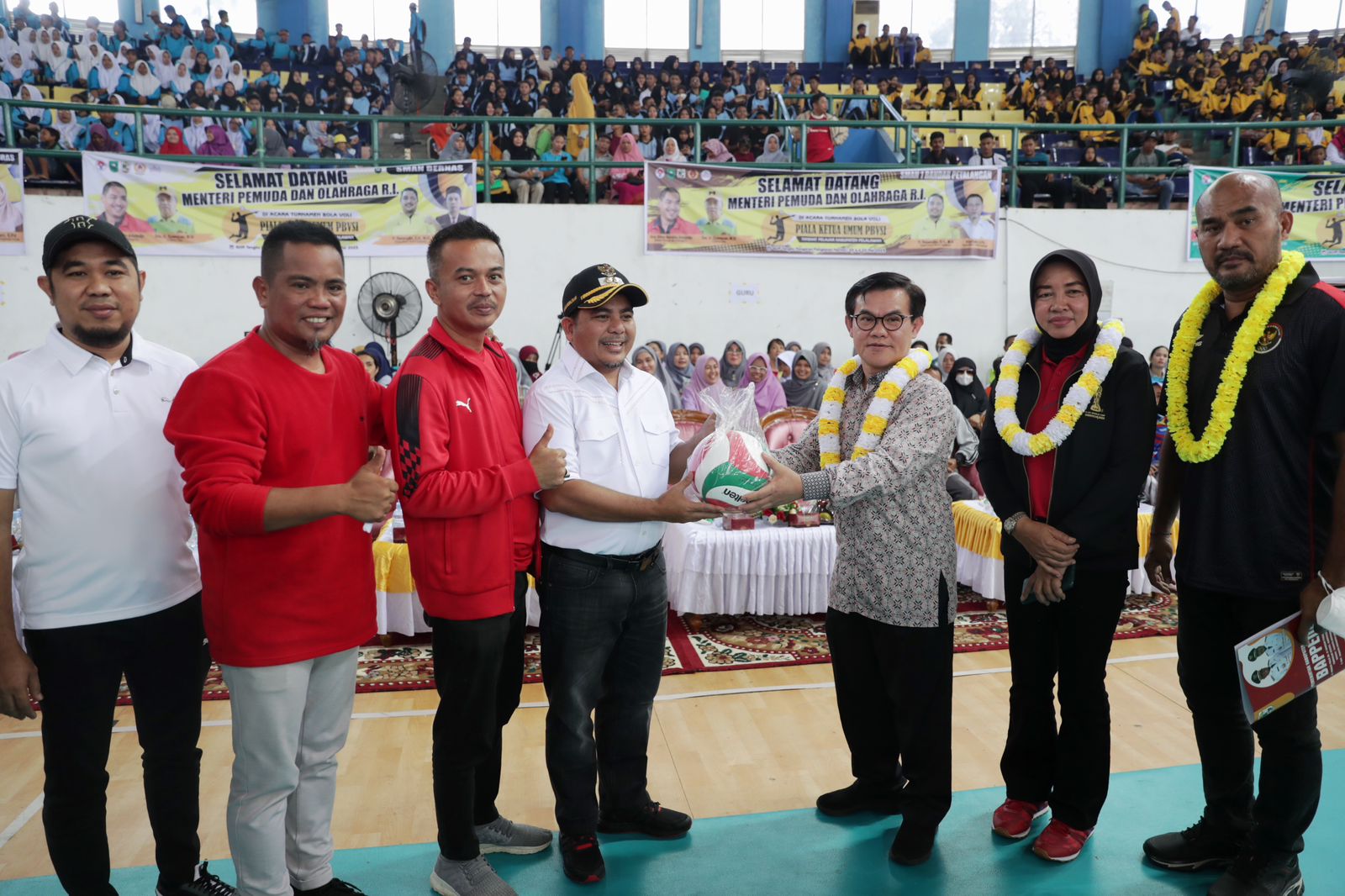 Kemenpora Dukung Turnamen Bola Voli Antar SMA/SMK di Kabupaten Pelalawan Sebagai Implementasi DBON