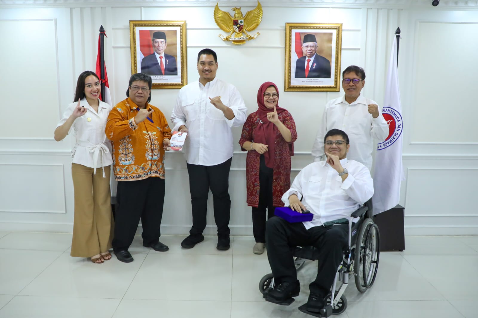 Terima Knd Ri Menpora Dito Dukung Kegiatan Kepemudaan Dan Keolahrgaan Bagi Penyandang Disabilitas