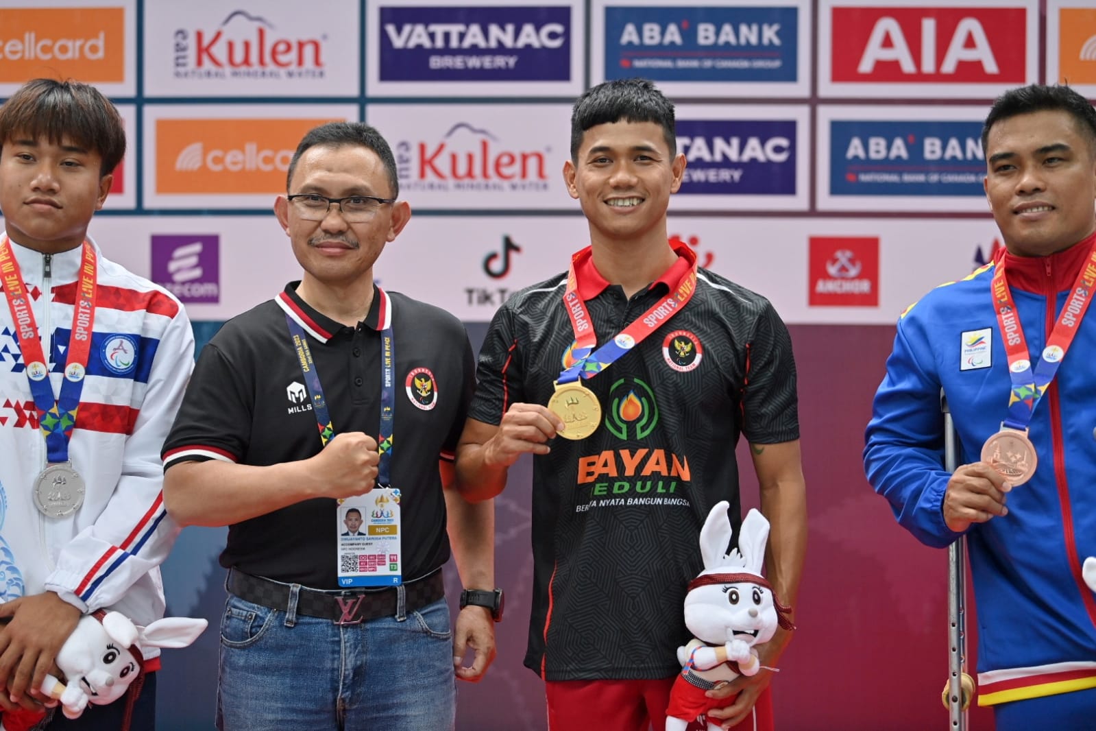 Atlet Para Renang Indonesia Tambah 5 Medali Emas di Asean Para Games 2023 Kamboja