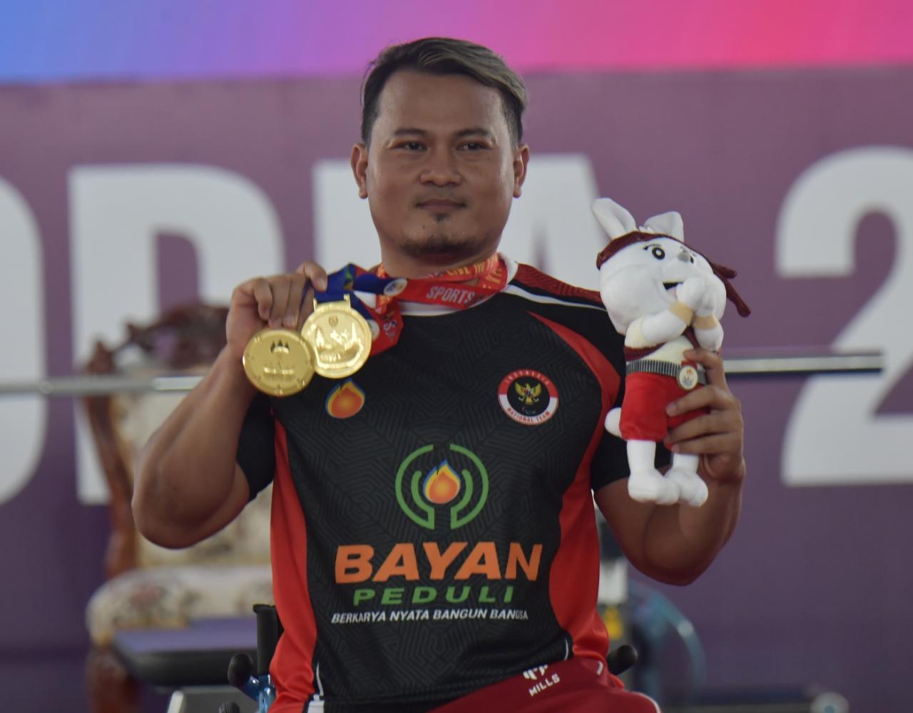 Debut Perdana di Asean Para Games 2023 Kamboja, Atlet Para Angkat Berat Margono Sumbangkan Dua Emas