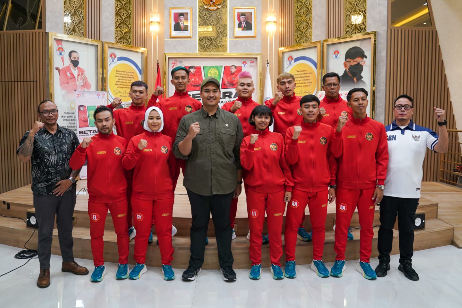 Menpora Dito Lepas Timnas Indonesia yang Akan Berlaga di Homeless World Cup 2023 Amerika