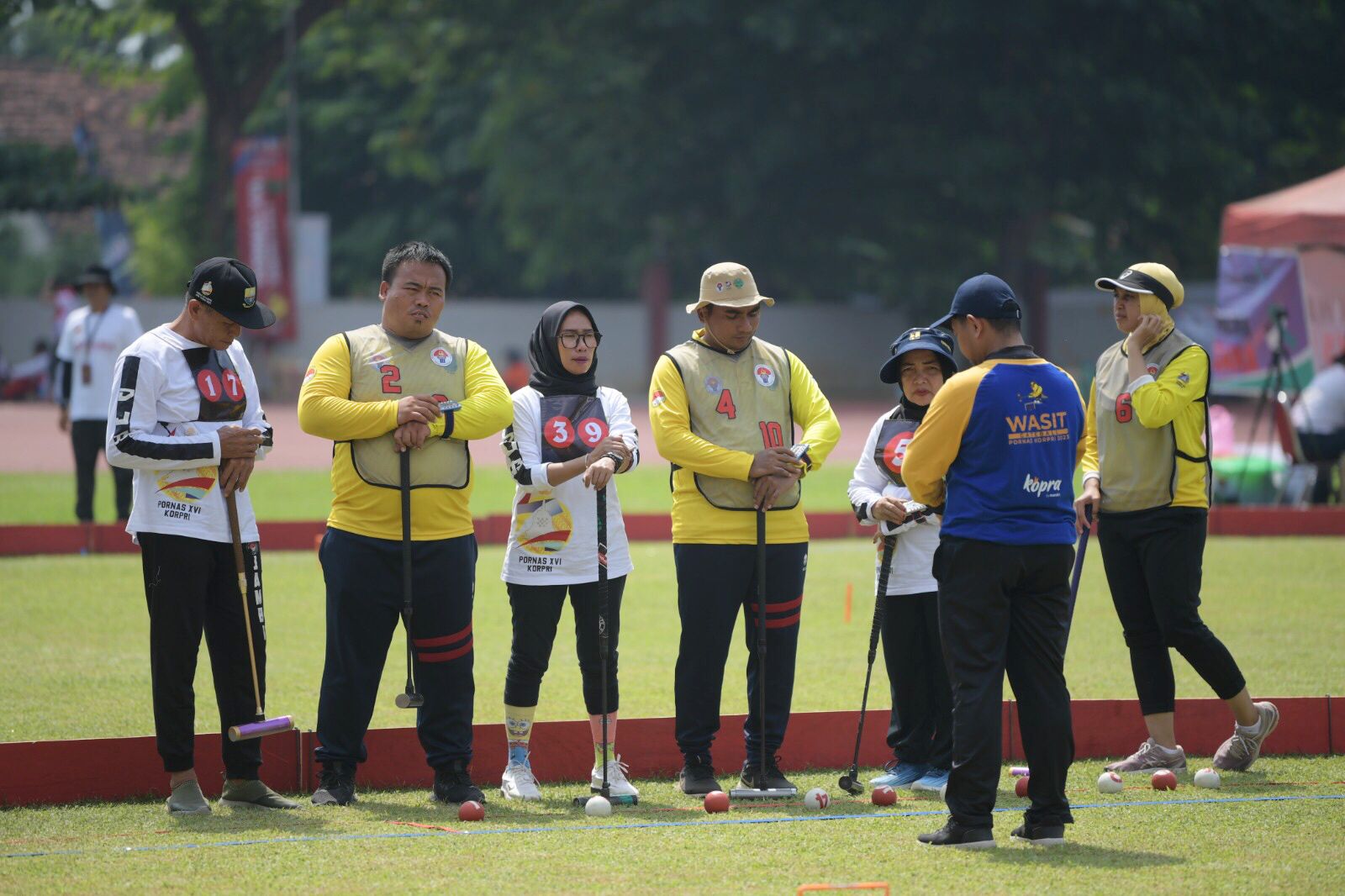 Perdana Ikut PORNAS KORPRI, Tim Gateball Kemenpora Siap Berjuang Maksimal
