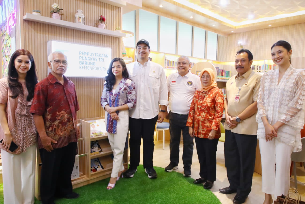 Penasehat DWP Kemenpora Harap Perpustakaan Pungkas Tri Baruno Tingkatkan Literasi Pegawai