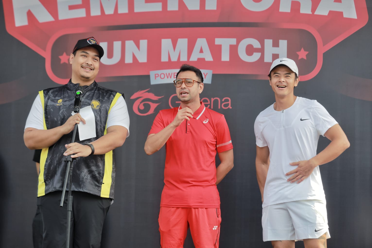 Raffi Ahmad dan Dion Wiyoko Sebut Kemenpora Fun Match Positif Untuk Budayakan Olahraga di Masyarakat