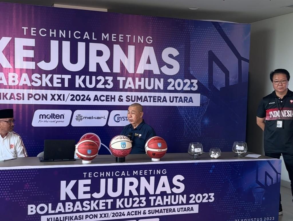 Ketum PP Perbasi Senang Kejurnas dan Kualifikasi PON Bola Basket U-23 Diikuti Banyak Peserta