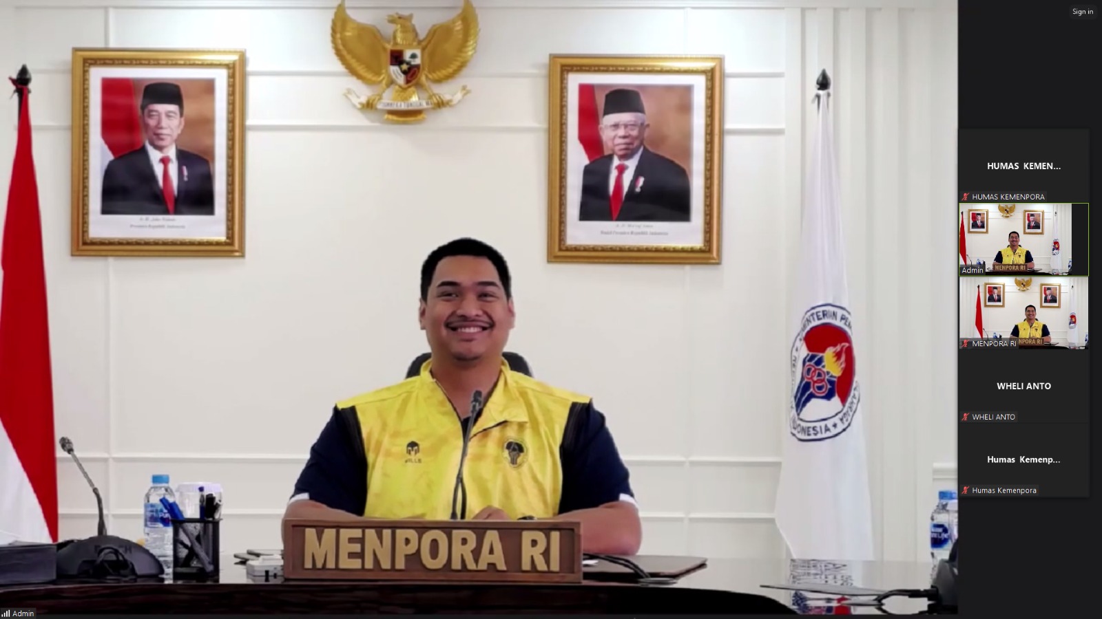 Menpora Dito Nilai Golden Award SIWO PWI Pusat Penting Untuk Insan Olahraga