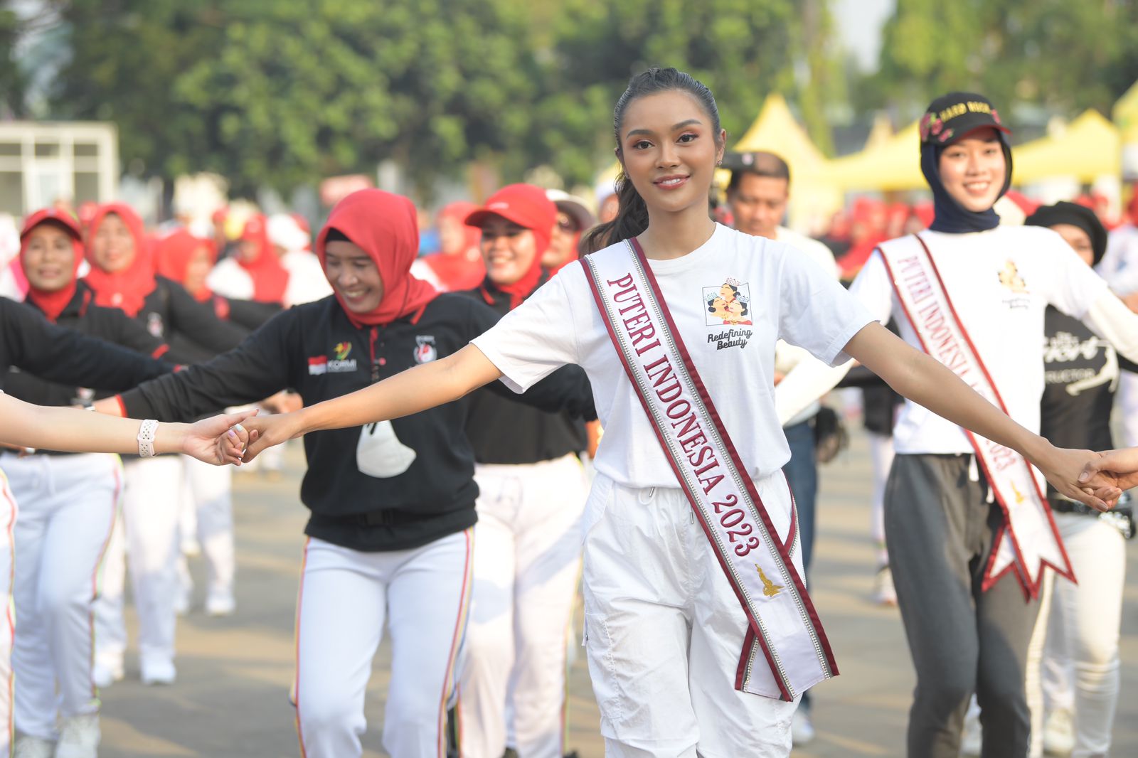 Puteri Indonesia 2023 Farhana Nariswari Dukung Kemenpora Terus Gelorakan Olahraga di Masyarakat