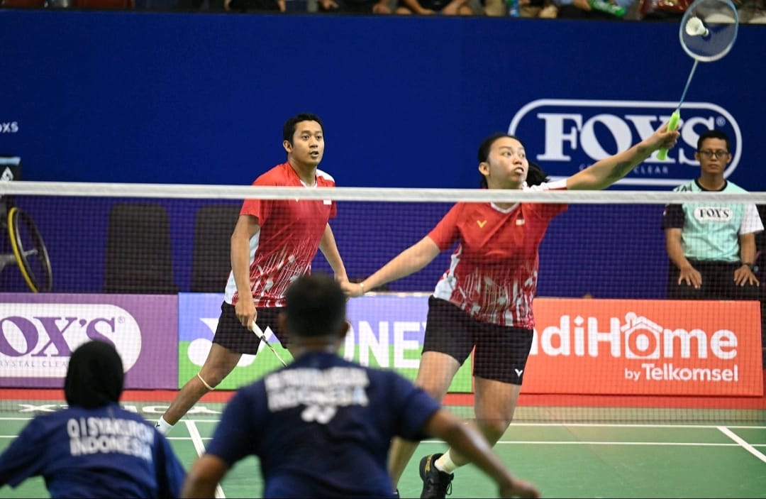 Pemain Indonesia Dominasi Babak Final Ajang FOX'S Indonesia Para Badminton International 2023