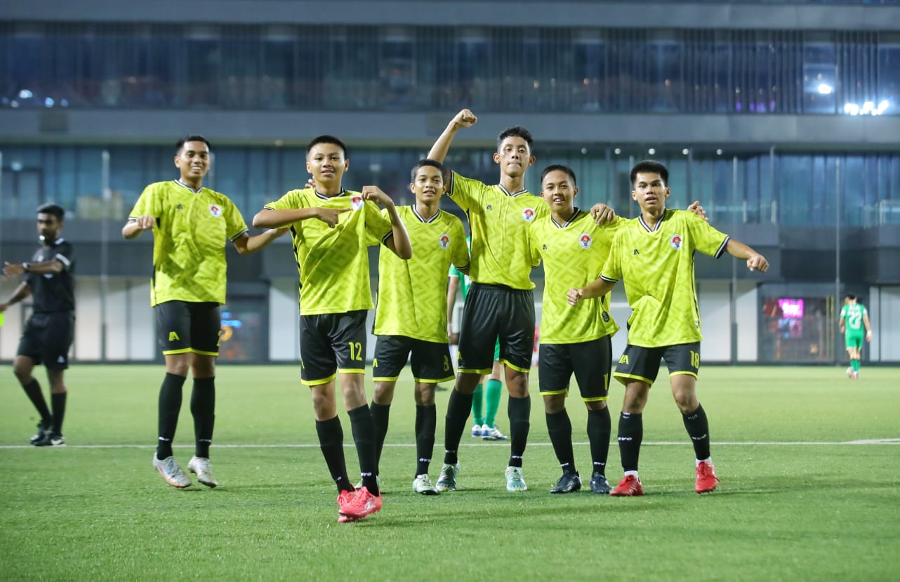 Tim U-18 SKO Kemenpora Tutup Try Out di Singapura Dengan Kemenangan 1-0 Atas Geylang International FC U-17