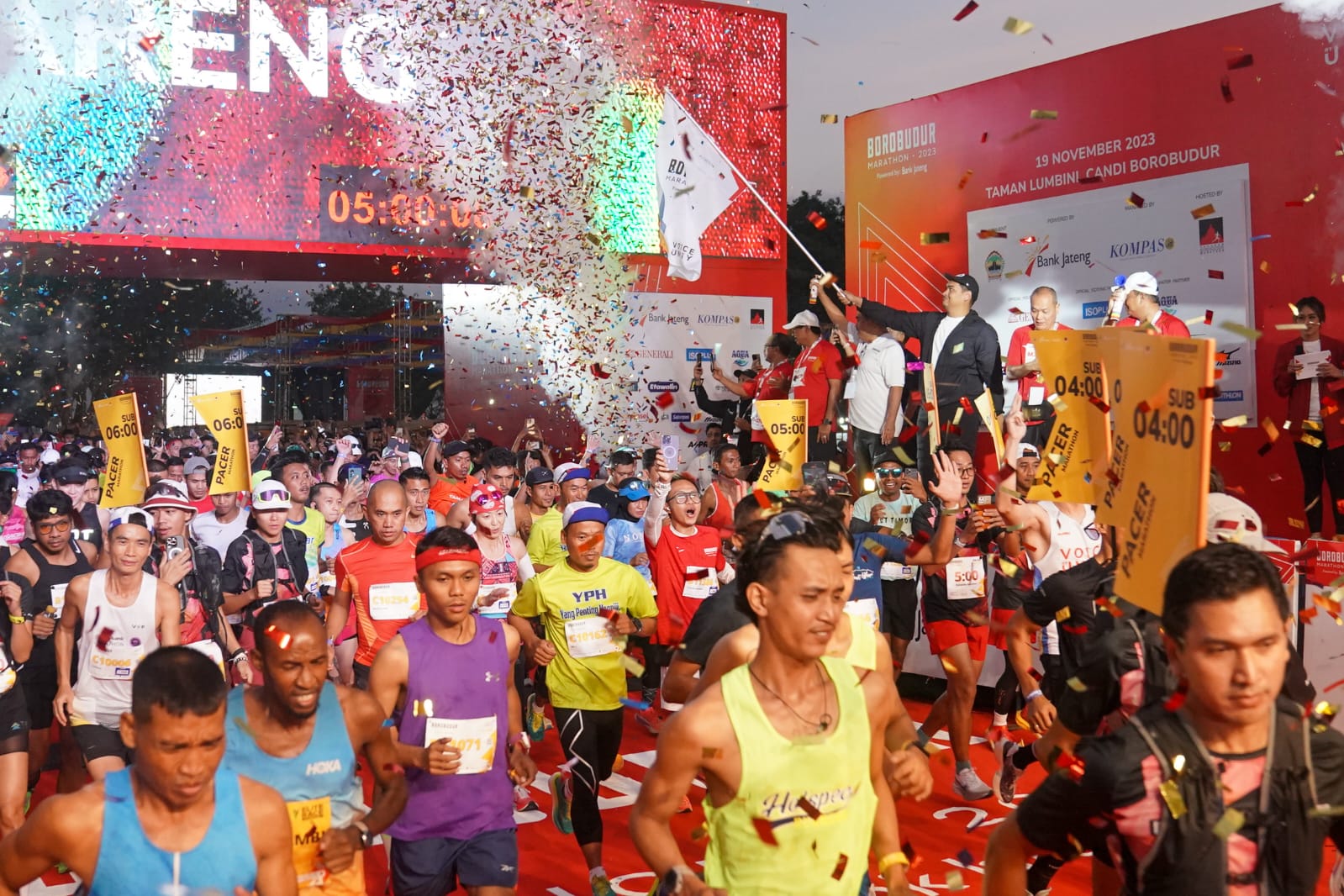 Lepas Ribuan Pesta Borobudur Marathon 2023, Atlet Menbora Tito Harap Indonesia Pisa Perprestasi