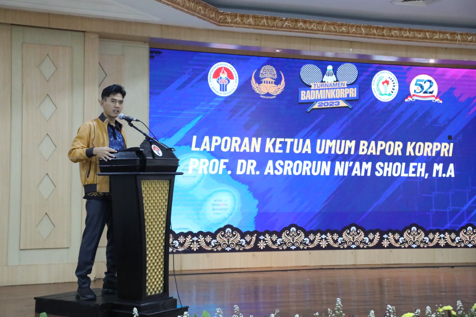 Ketua Umum PP Baprkorpri Ingin Badminkorpri 2023 Jadi Bagian Forum Olahraga dan Olahrasa dengan Bersilaturahmi