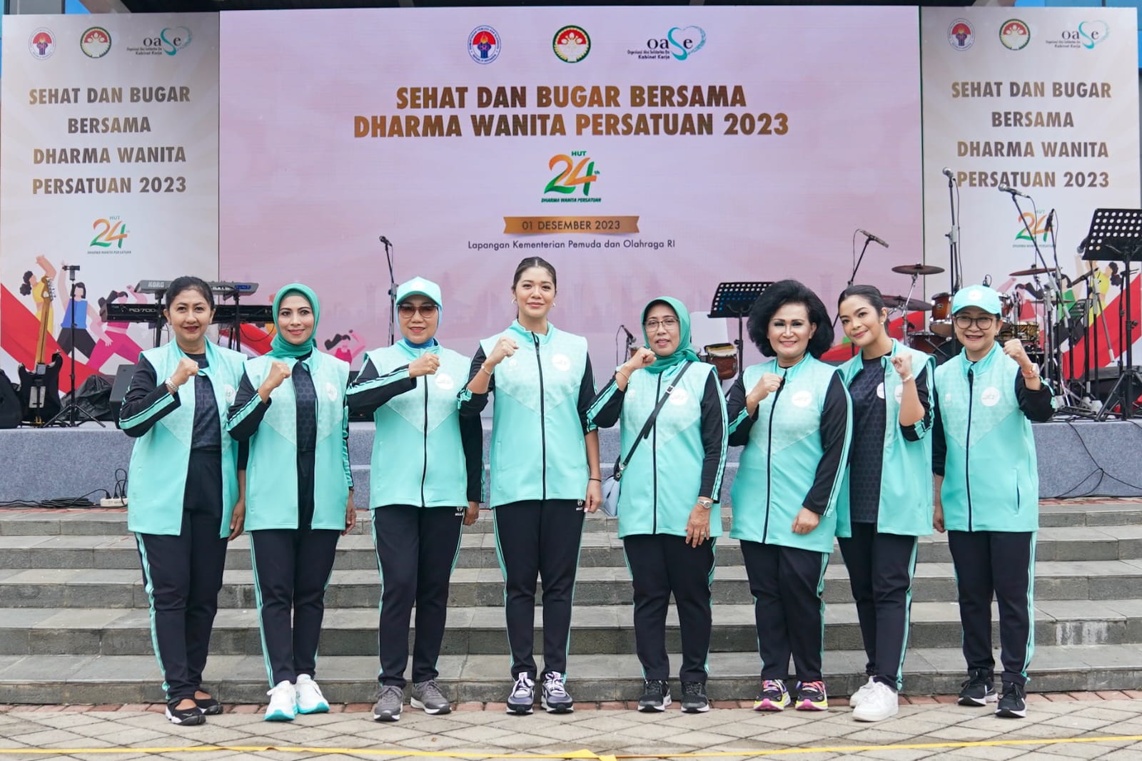 DWP Pusat dan Menteri PPPA Apresiasi Kemenpora Gelar Lomba SKJ Massal