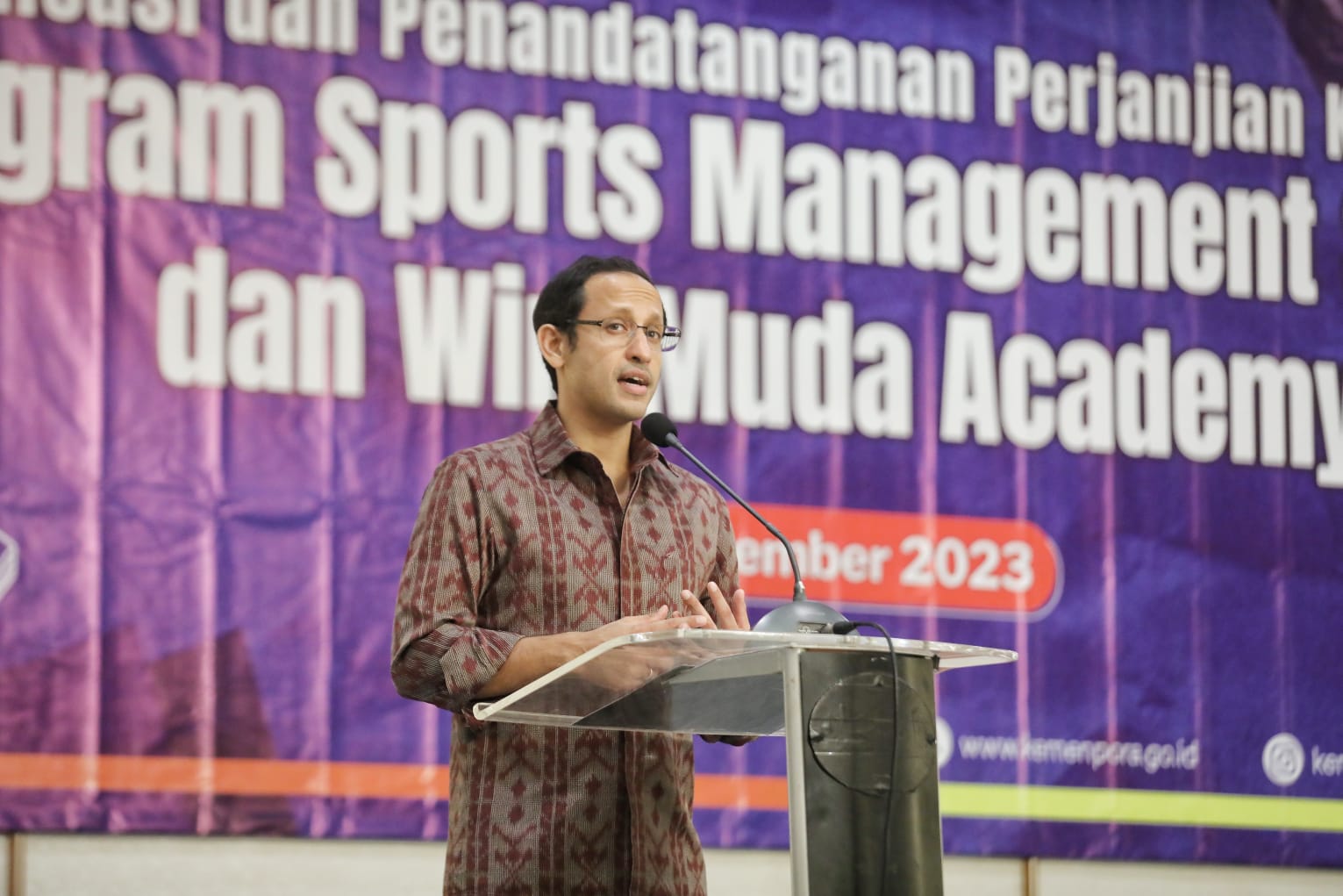 Mendikbudristek Sambut Baik dan Dukung Program SMASH dan WiraMuda Academy Kemenpora