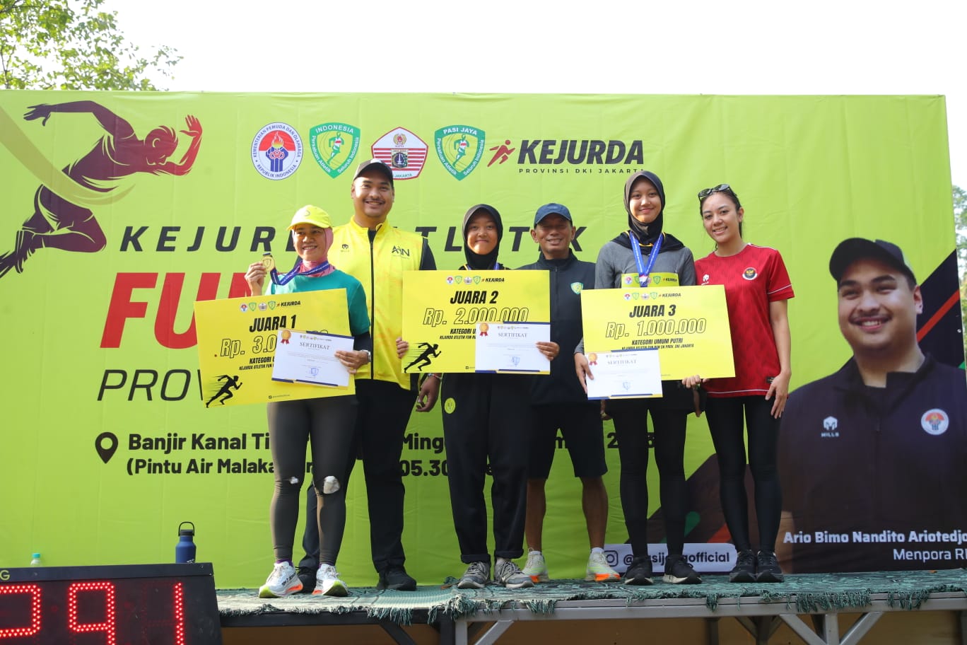 Menpora Dito Puji Kejurda Atletik Jakarta Sebagai Ajang ‘Talent Scouting’ Atlet