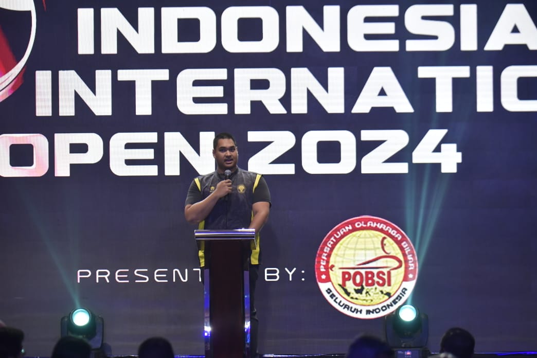 Menpora Dito Puji PB POBSI Sukses Gelar Indonesia International Open 2024