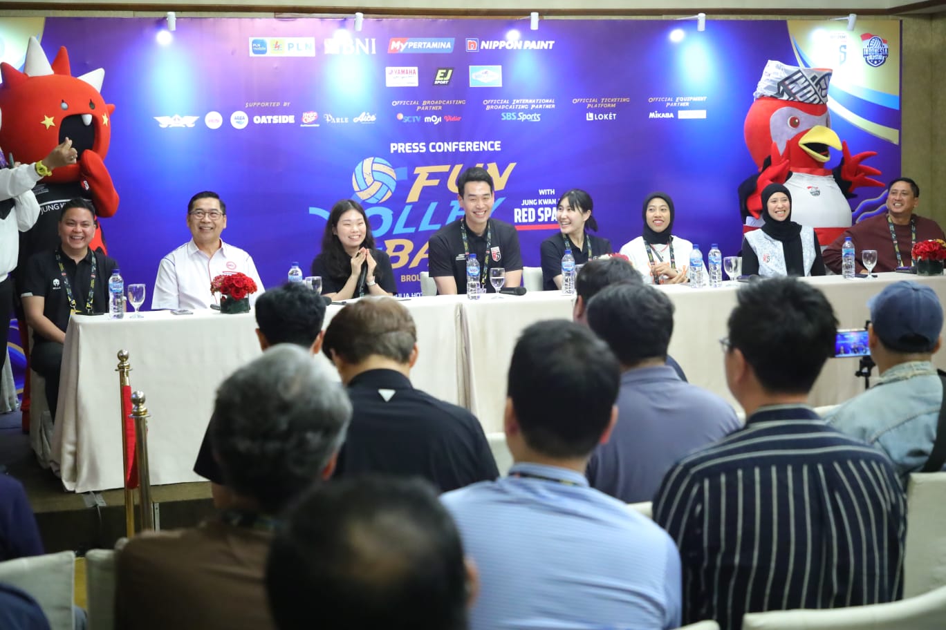 Demi Pecinta Voli Indonesia, Red Sparks dan Indonesia All-Star Siap Suguhkan Pertandingan Terbaik di Ajang Fun Volley Ball