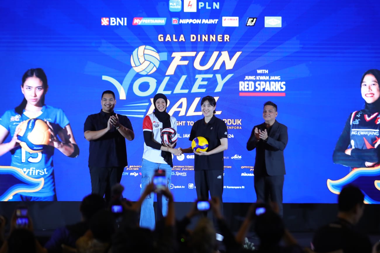 Gala Dinner Bersama Tim Red Sparks dan Tim All Stars Indonesia, Menpora Dito: Fun Volley Ball Ajang Mempererat Persahabatan dan Semangat Olahraga Indonesia