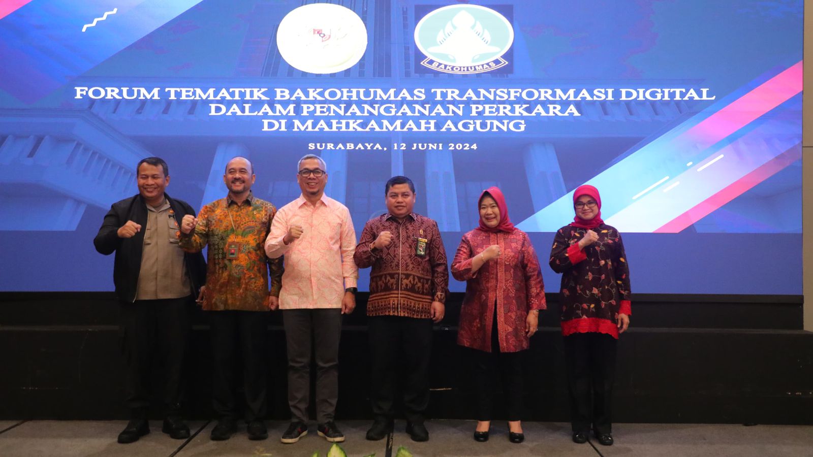 Kemenpora Hadiri Forum Tematik Bakohumas Transformasi Digital Dalam Penanganan Perkara MA di Surabaya