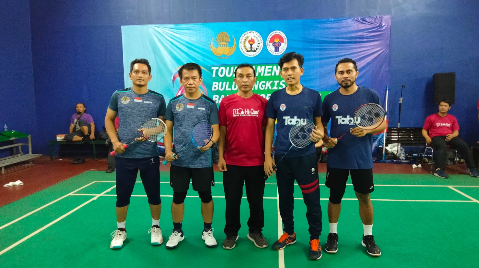 Kalahkan Kementerian LHK B, Tim Bulu Tangkis Kemenpora Lolos Semifinal Tournament Bulu Tangkis Bapor Korpri Cup 2024