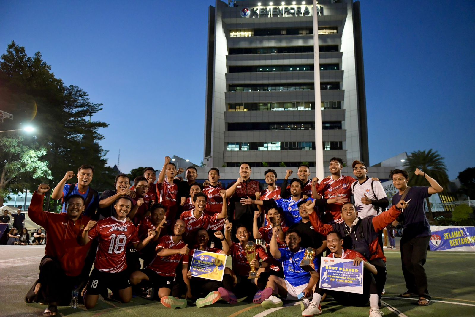 RSON Juara Turnamen Futsal Antar Unit Kemenpora Tahun 2024