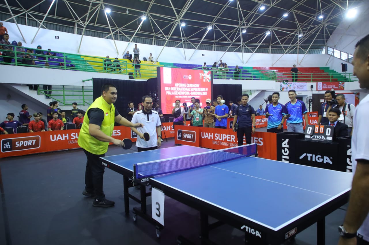 UAH International Super Series IV Digelar, Menpora Dito: Kontribusi Nyata Untuk Tenis Meja Indonesia