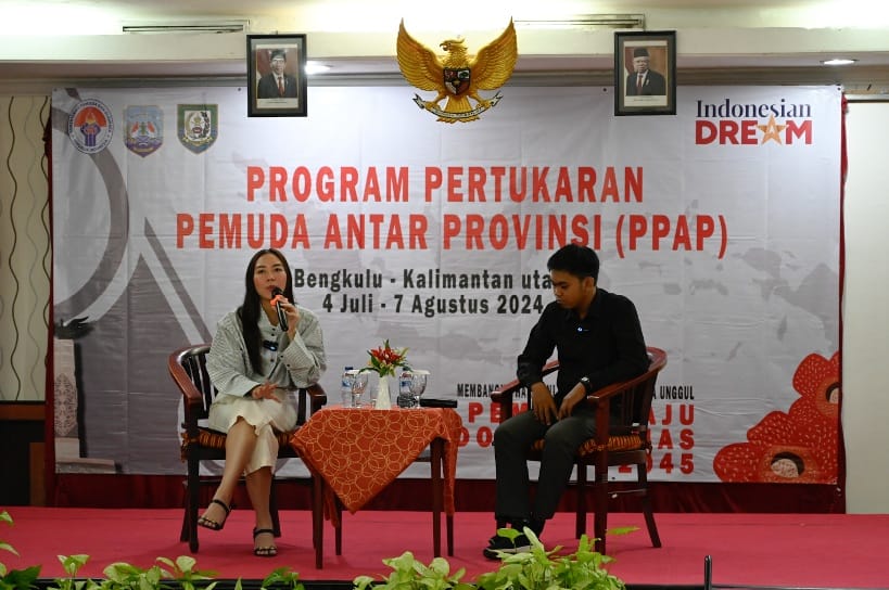 Stafsus Alia Beri Motivasi Peserta Pertukaran Pemuda Antar-Provinsi di Kalimantan Utara