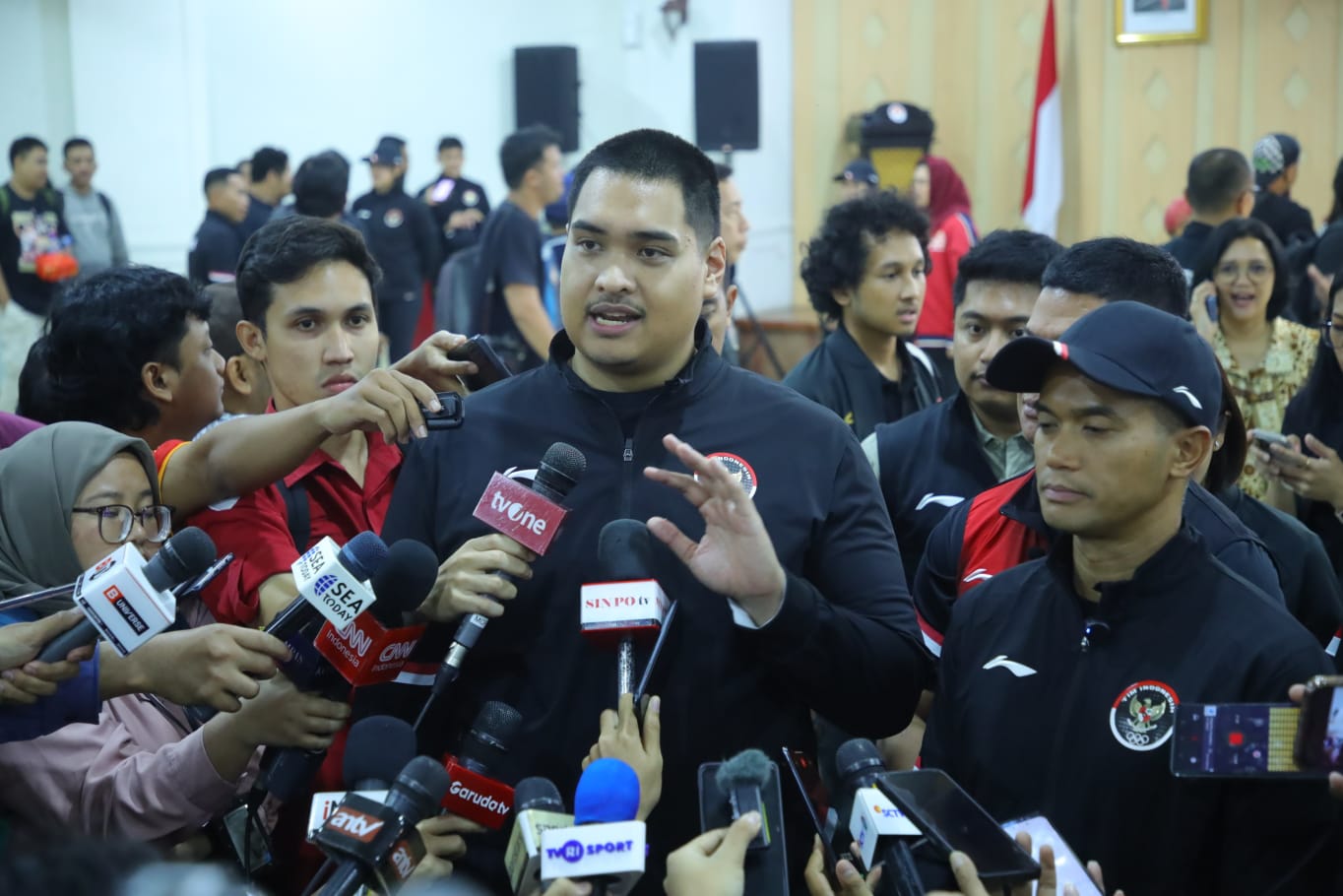 Semangati Para Atlet Olimpiade 2024 Paris, Menpora Dito: Kemenangan Milik Mereka yang Menolak Menyerah