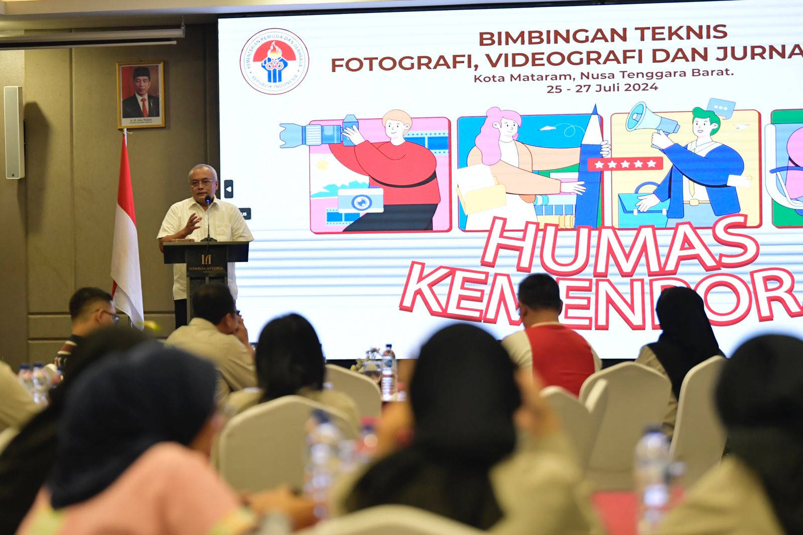 Tingkatkan Bidang Kehumasan, Kemenpora Gelar Kegiatan Bimbingan Teknis Fotografi, Videografi dan Jurnalistik