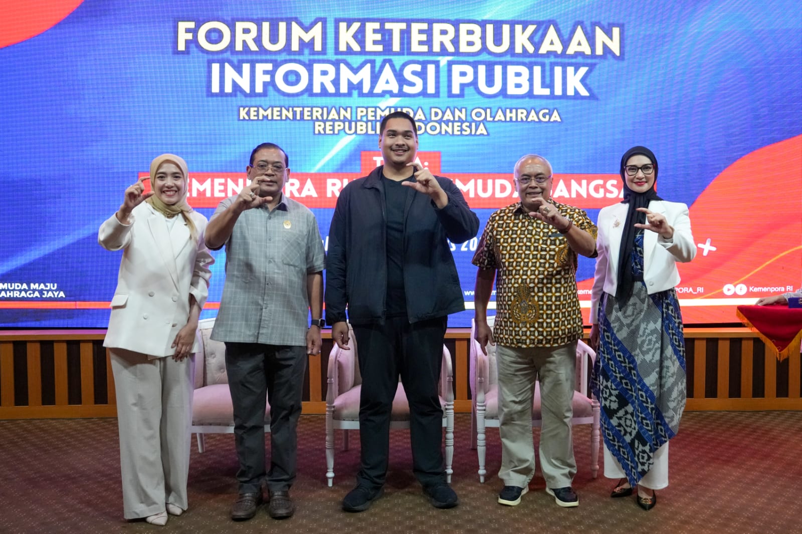 Buka Forum KIP Kemenpora 2024, Menpora Dito Harap Kemenpora Terus Komit Jadi Badan Publik yang Informatif