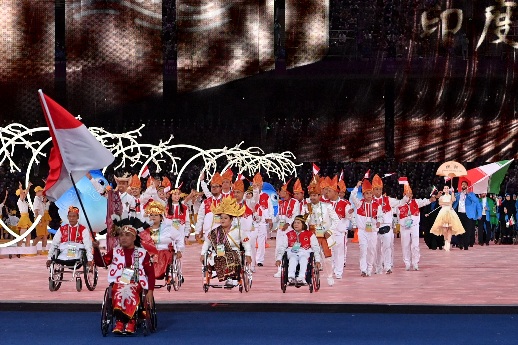 Kontingen Indonesia Tampilkan Kekayaan Budaya Nusantara di Opening Ceremony Paralimpiade 2024 Paris