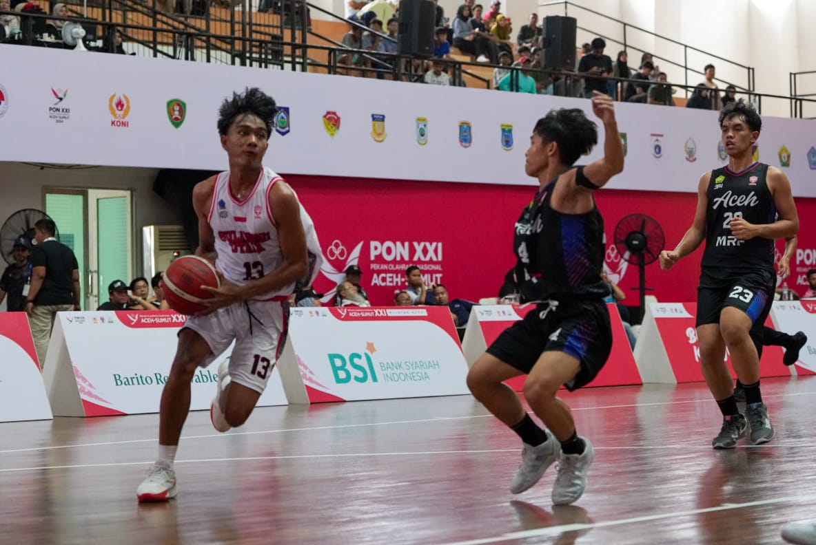 Kalahkan Tuan Rumah Aceh, Tim Basket Sulut Semakin Mantap Menuju Semifinal