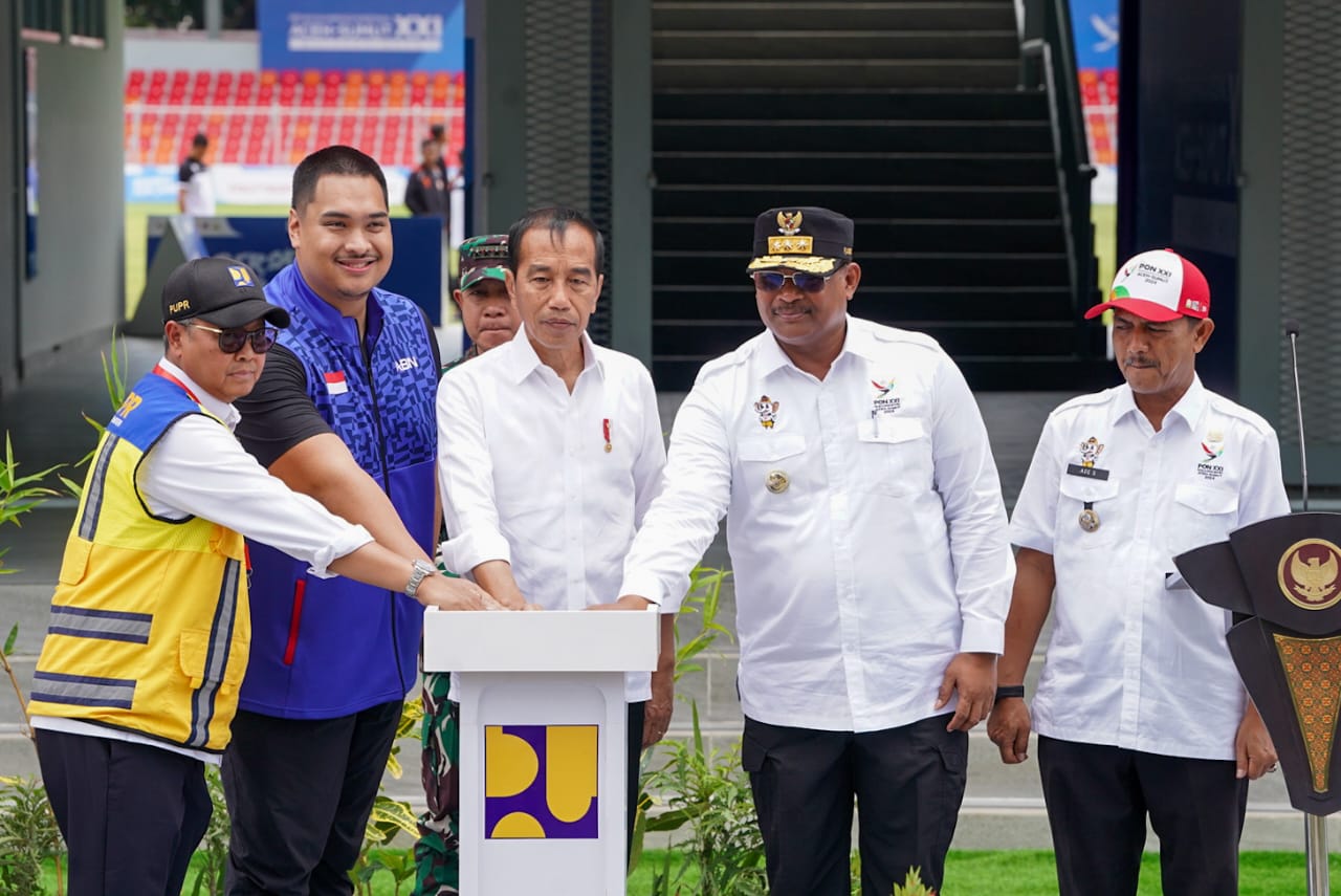 Menpora Dito Dampingi Presiden Jokowi Resmikan Rehabilitasi, Renovasi dan Pembangunan Venue PON XXI Aceh-Sumatera Utara 2024