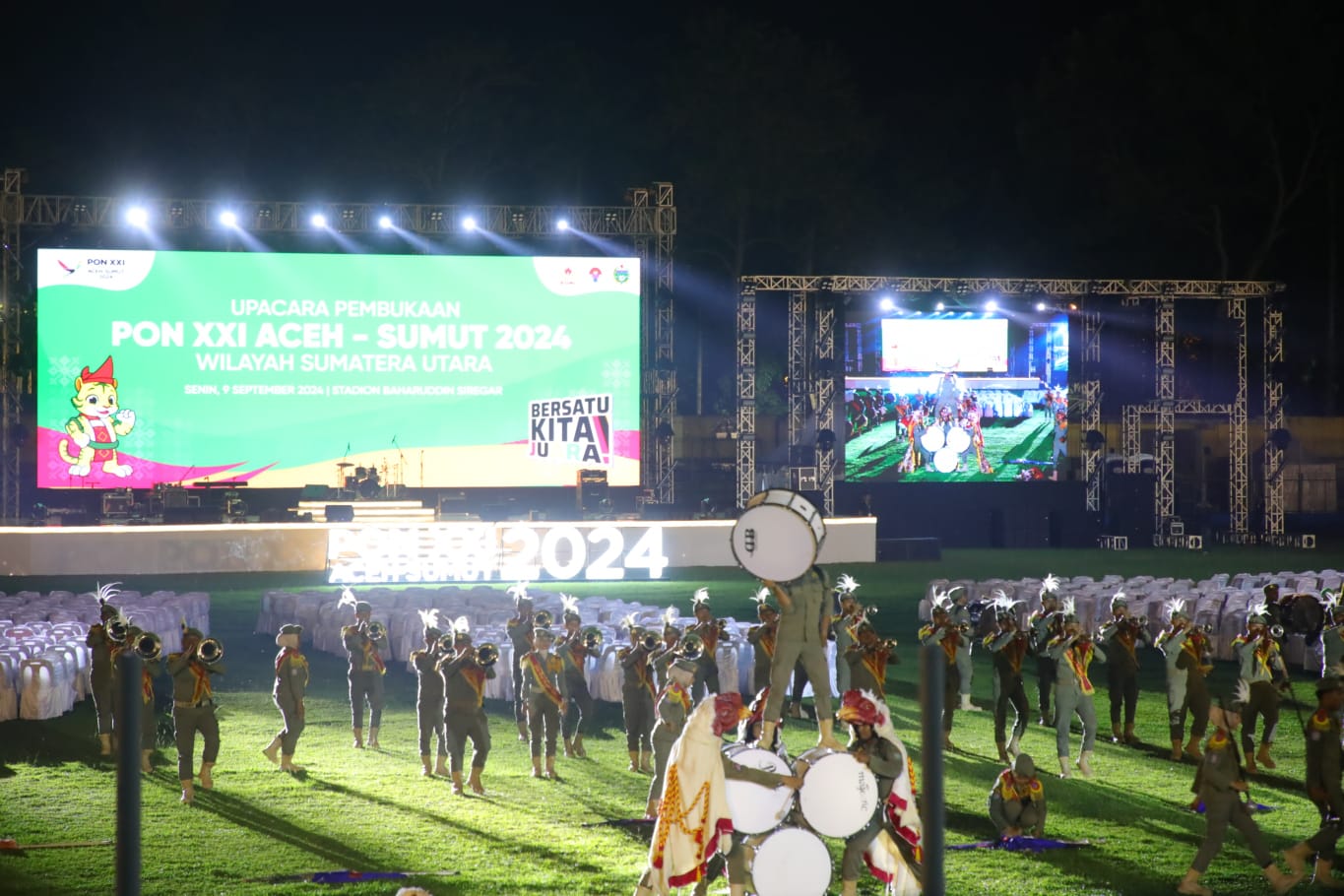 Pembukaan PON XXI di Aceh Juga Dirayakan dengan Meriah oleh Masyarakat Sumatera Utara