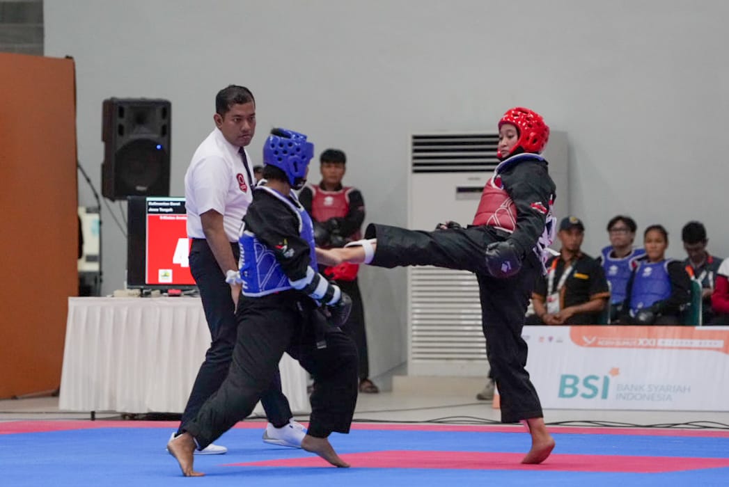 Meski Alami Cedera, Atlet Hapkido Jawa Tengah Sabet Emas di Kelas 47-51 Kilogram Putri PON XXI Aceh Sumut 2024