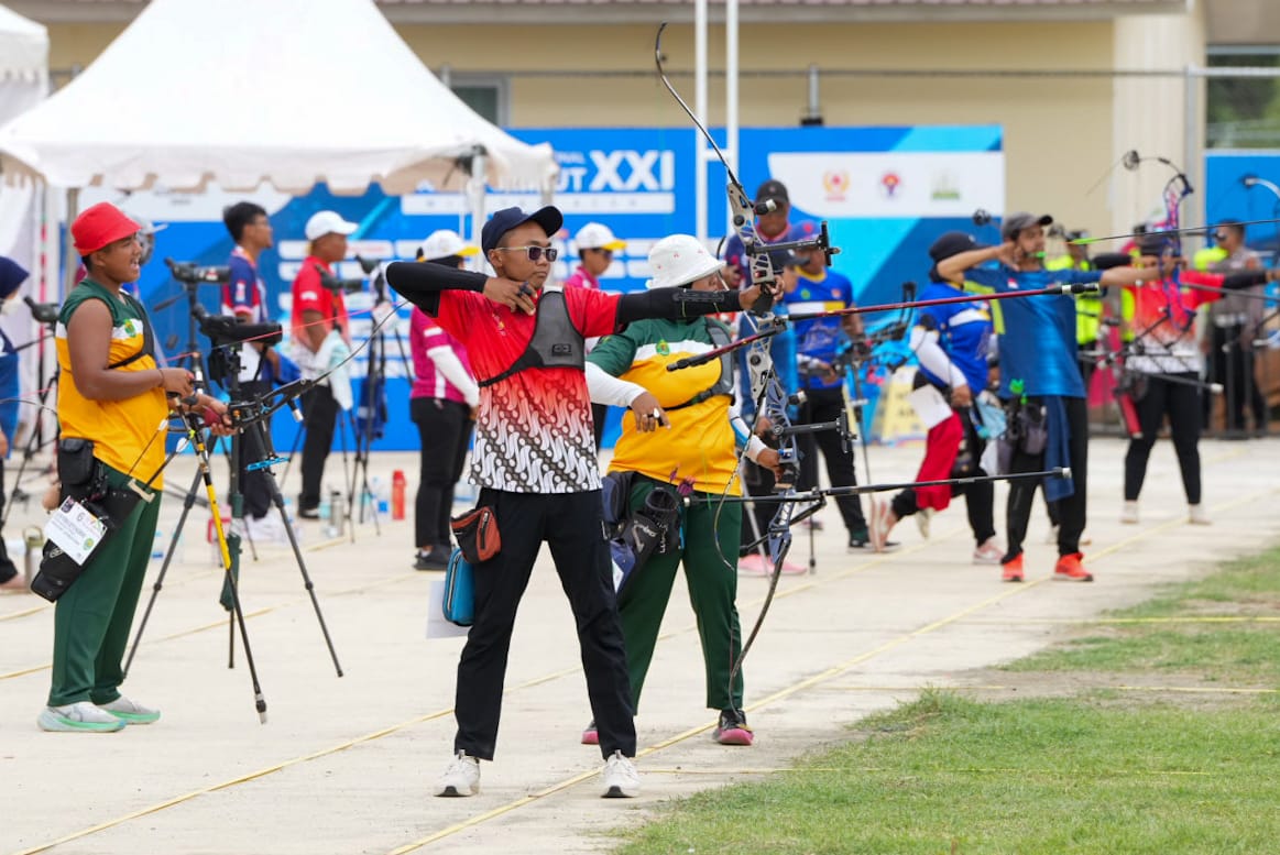 Tim Panahan Jateng Lolos ke Final Recurve Beregu Campuran dan Putri PON XXI Aceh-Sumut 2024