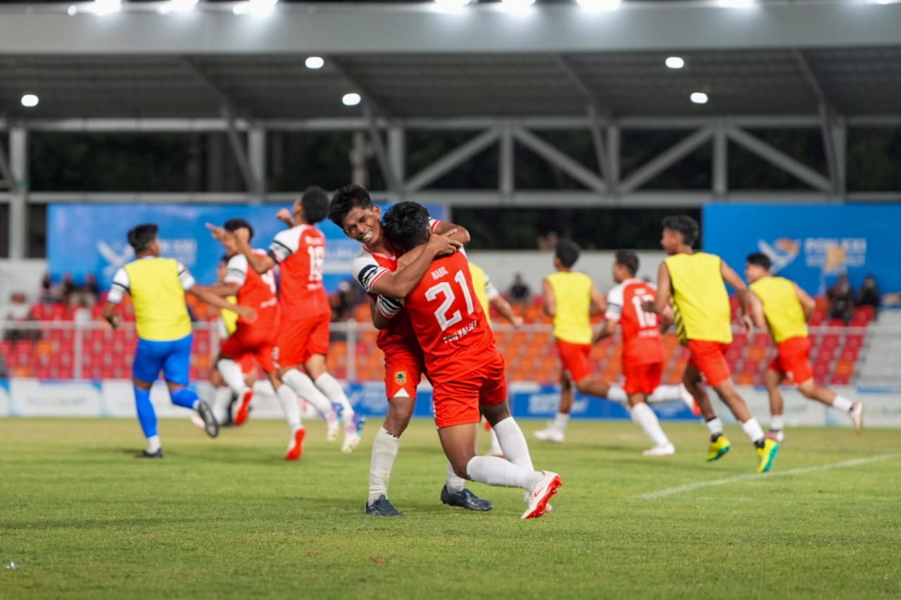 Buat Kejutan, Tim Sepak Bola Kalsel Lolos ke Semifinal PON XXI 2024 Setelah Kalahkan Papua Pegunungan Lewat Adu Penalti