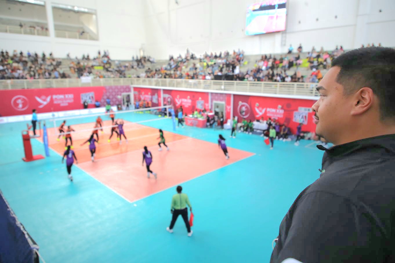 Kunjungi Venue Bola Voli Indoor PON XX Aceh-Sumut 2024, Menpora Dito: Akses dan Venue Semua Sudah Baik