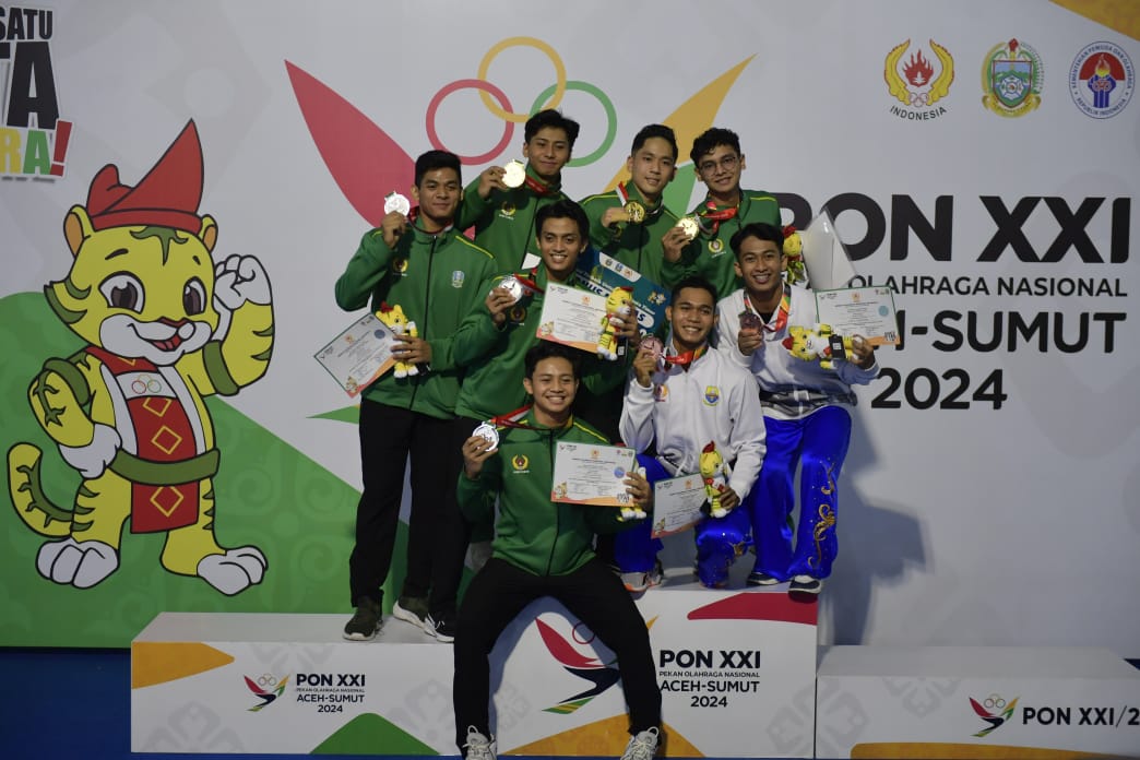 Kumpulkan 7 Emas, Jawa Timur Juara Umum Wushu PON XXI Aceh-Sumut 2024