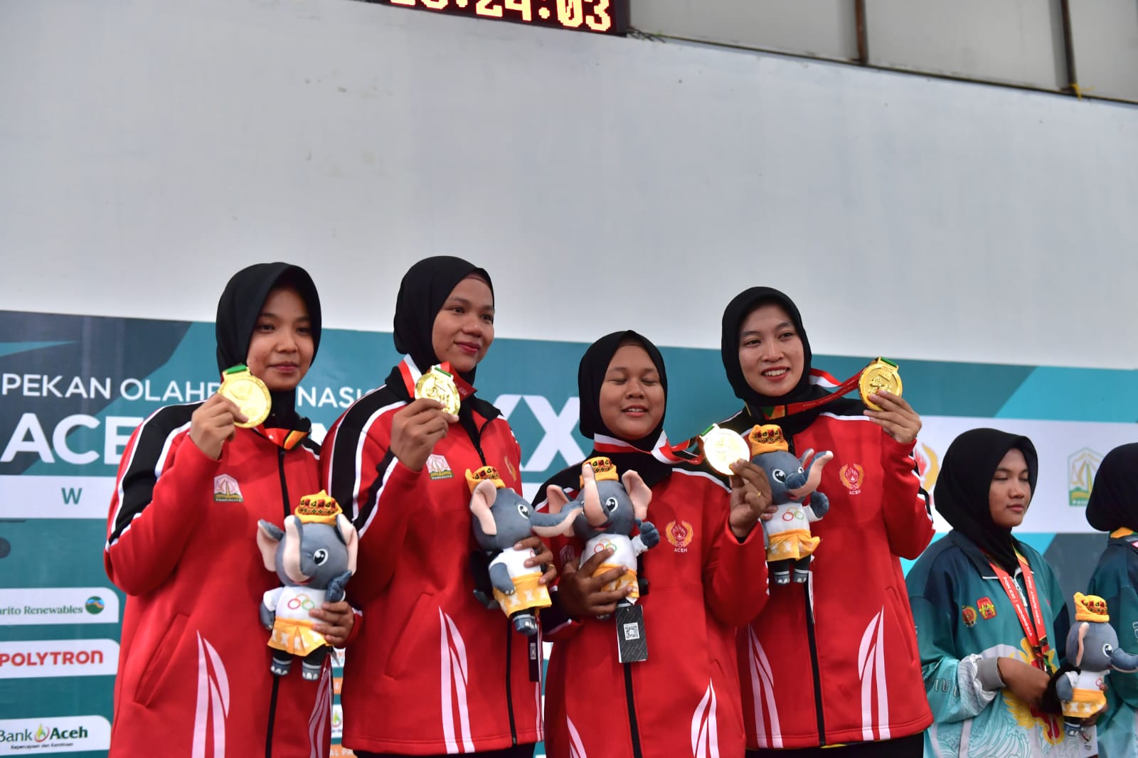 Tim Putri Aceh Tambah Medali Emas dari Cabor Petanque PON XXI Aceh-Sumut 2024