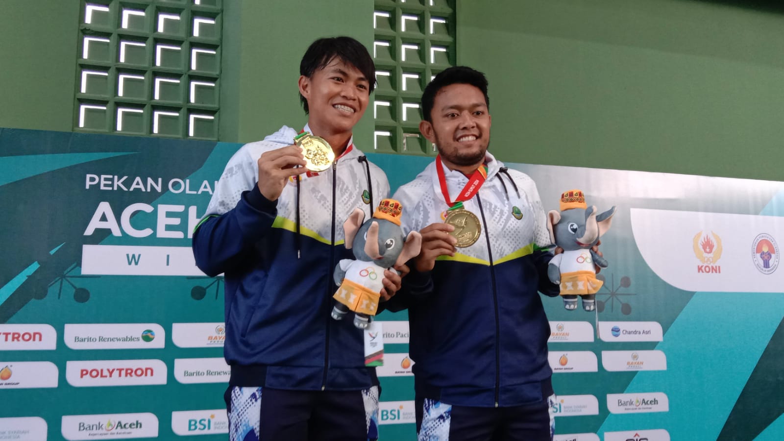 Balas Kekalahan di Penyisihan, Fernando Sanger-Tio Juliandi Persembahkan Emas PON Ganda Putra Soft Tennis untuk Jabar