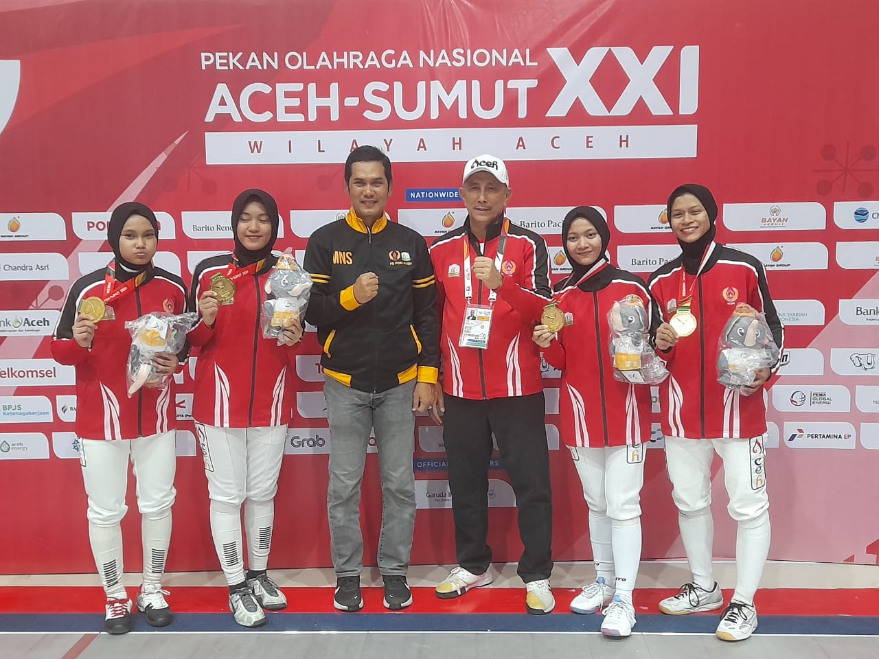 Cabor Anggar PON XXI Aceh-Sumut 2024 Selesai, Tuan Rumah Aceh Juara Umum