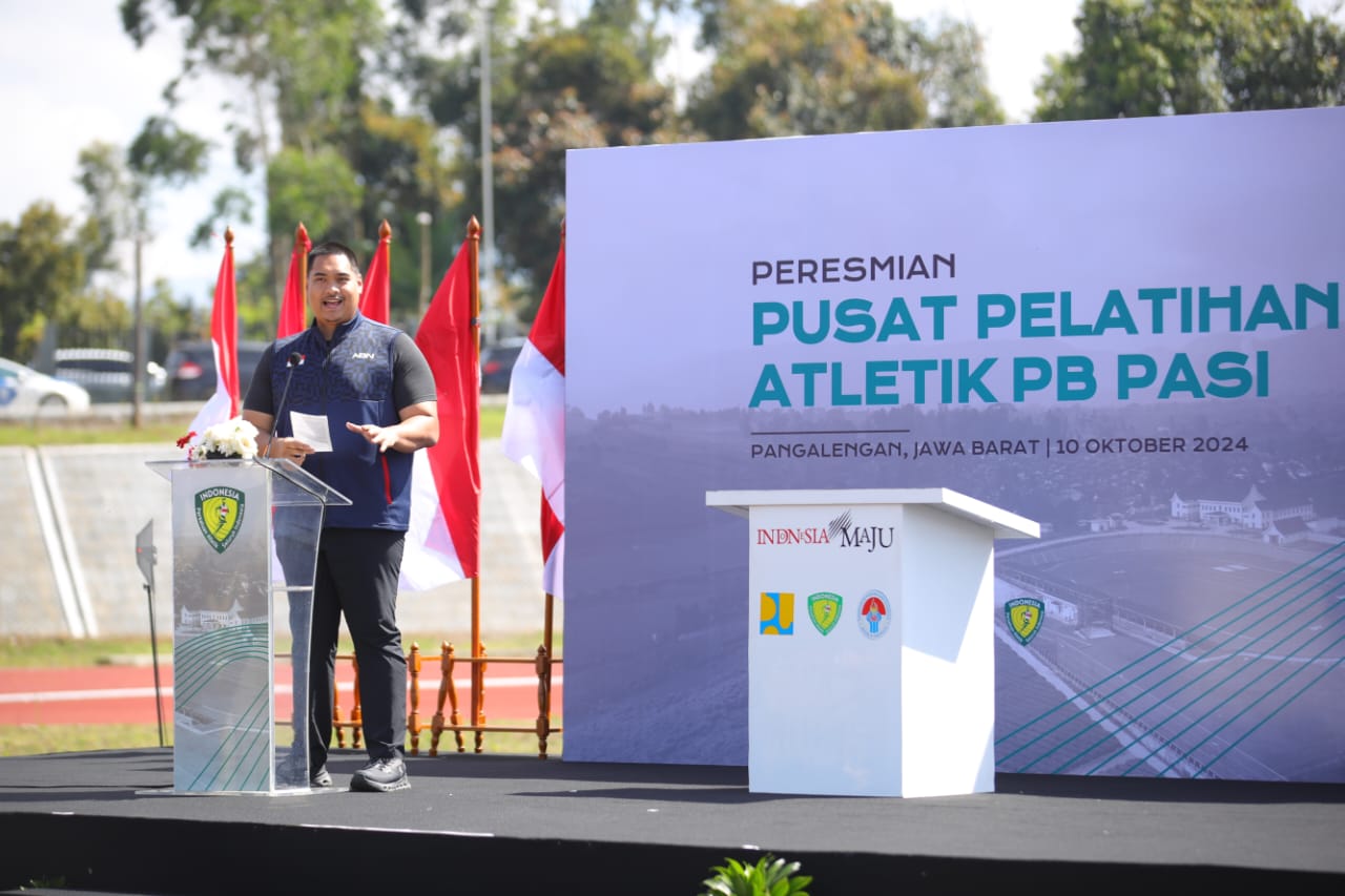 Pusat Pelatihan Atletik PB PASI Diresmikan, Menpora Dito: Atletik Jadi Fokus Utama Menuju Olimpiade