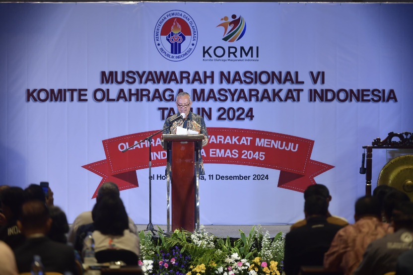 Kemenpora Harap Munas VI Kormi Tahun 2024 Hasilkan Gebrakan Strategis untuk Indonesia Lebih Sehat dan Bugar!