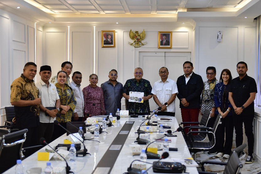 Sesmenpora Terima DPRD Maluku Terkait Usulan Pembangunan Fasilitas Olahraga