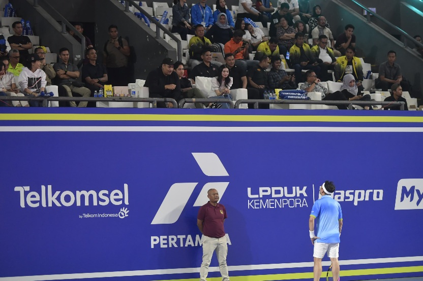 Menpora Dito dan Wamenpora Taufik Dampingi Wapres Gibran Tonton Serunya Lagi-Lagi Tenis Internasional